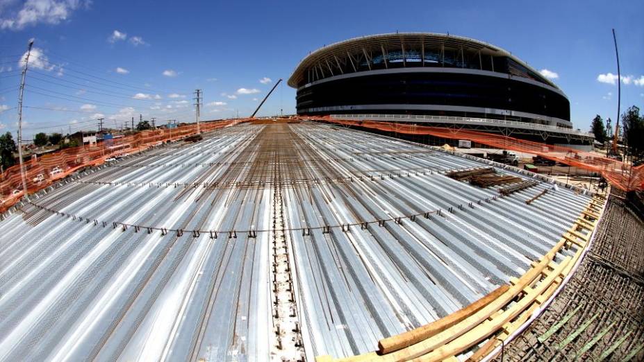 A nova Arena do Grêmio, em Porto Alegre