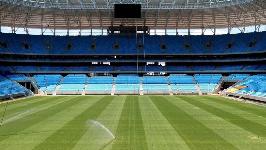 A nova Arena do Grêmio, em Porto Alegre