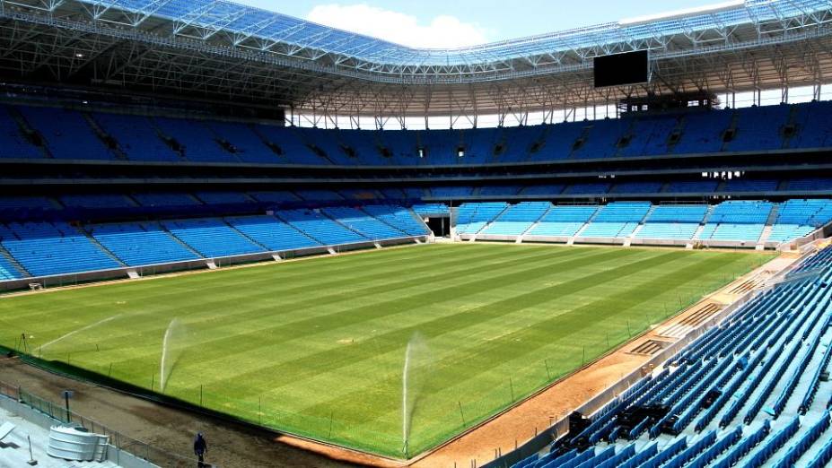 A nova Arena do Grêmio, em Porto Alegre