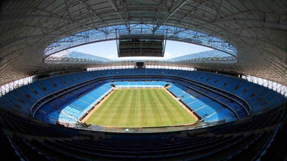 A nova Arena do Grêmio, em Porto Alegre