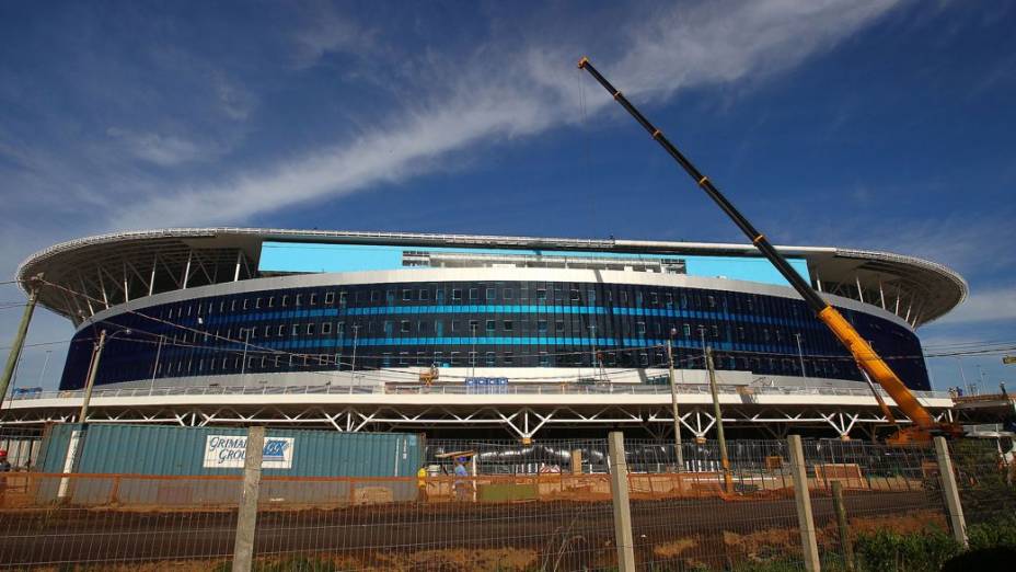 A nova Arena do Grêmio, em Porto Alegre