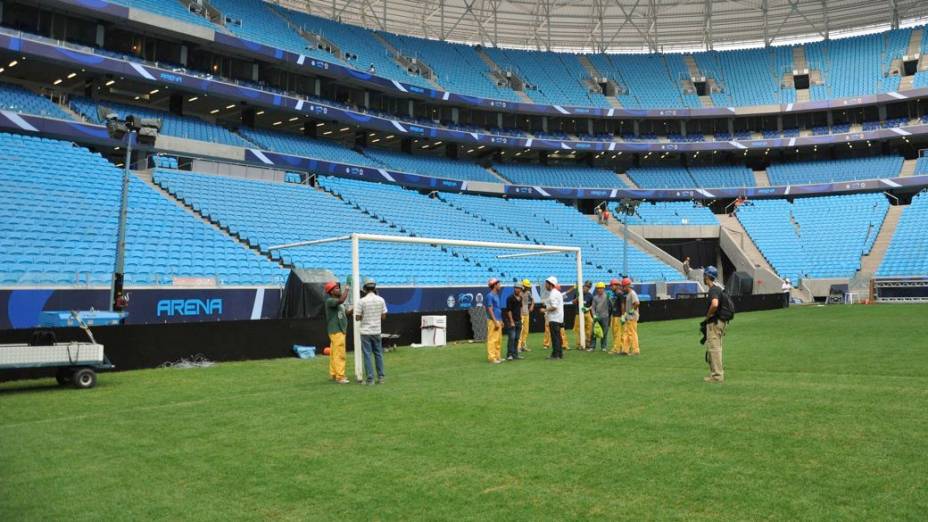 A nova Arena do Grêmio, em Porto Alegre