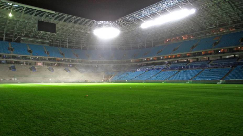 A nova Arena do Grêmio, em Porto Alegre