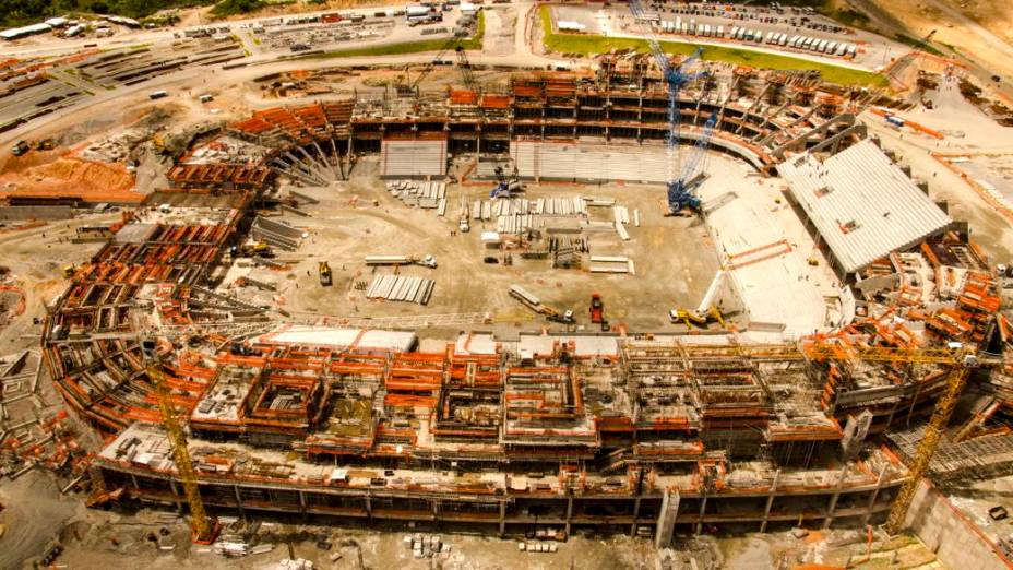  <br><br>  Arena Pernambuco: as obras em agosto de 2012