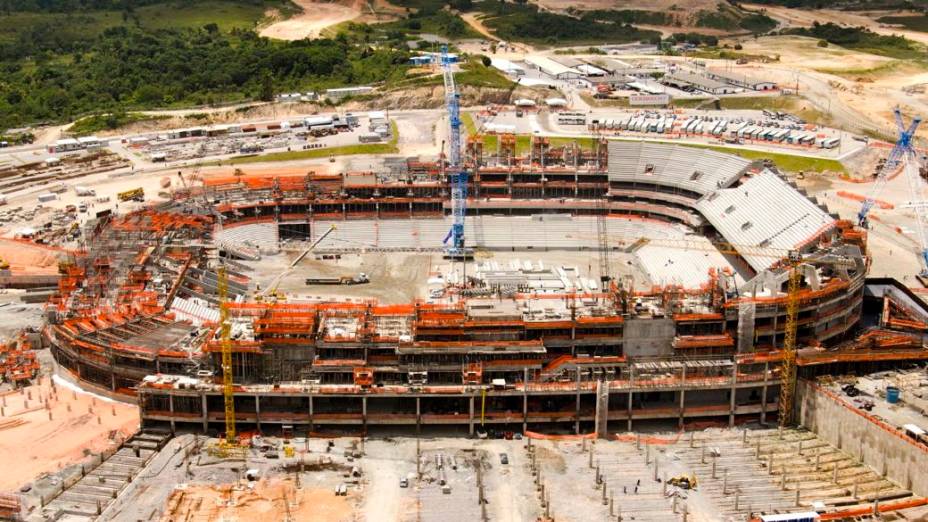  <br><br>  Arena Pernambuco: as obras em setembro de 2012