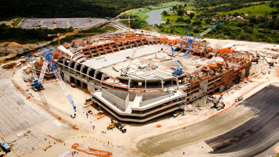  <br><br>  Arena Pernambuco: as obras em setembro de 2012