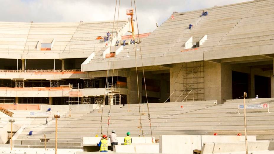  <br><br>  Arena Pernambuco: as obras em setembro de 2012