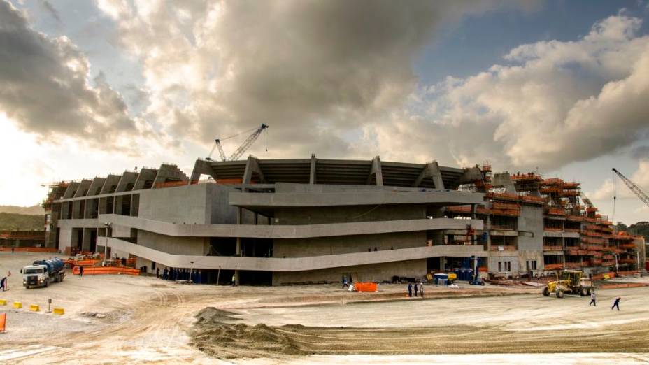  <br><br>  Arena Pernambuco: as obras em setembro de 2012