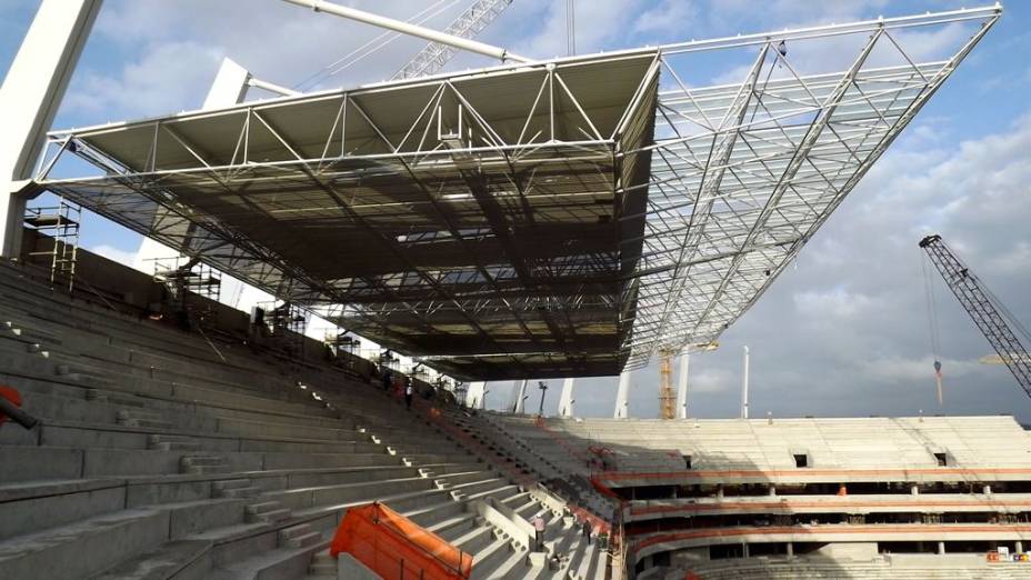  <br><br>  Arena Pernambuco: as obras em novembro de 2012