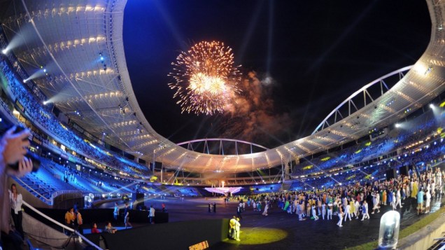 Engenhão, a mais usada das arenas olímpicas do Rio: instalação é moderna e confortável, mas sofre com problemas de trânsito e transporte