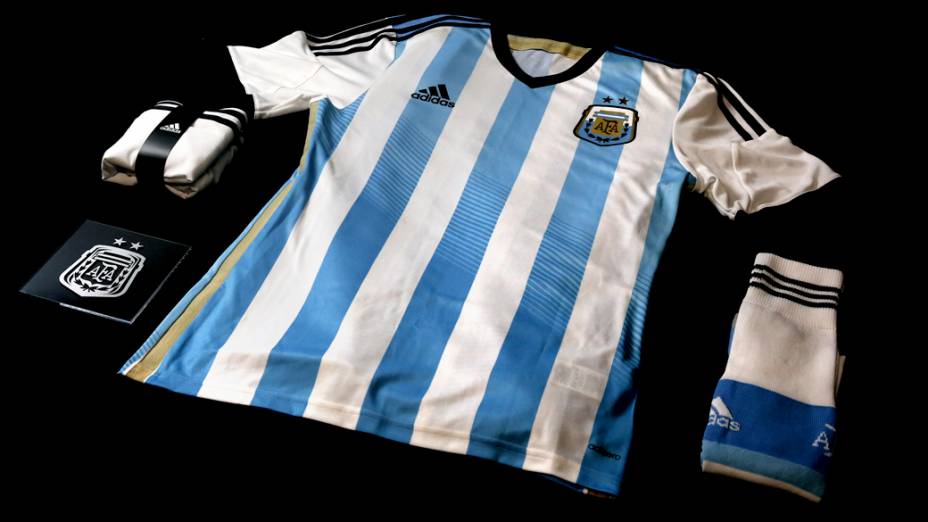 Nova camisa da Argentina para a Copa do Mundo 2014