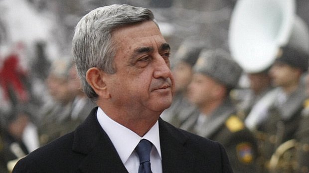 O presidente da Armênia, Serzh Sargsyan