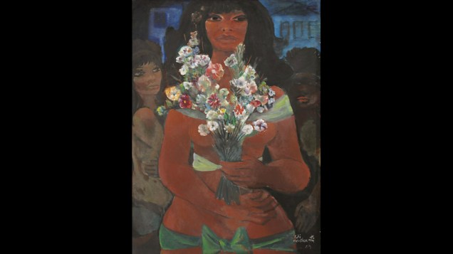  <br><br>  ‘Mulata com Flor’, de Di Cavalcanti, valor estimado entre 200.000 e 300.000 dólares
