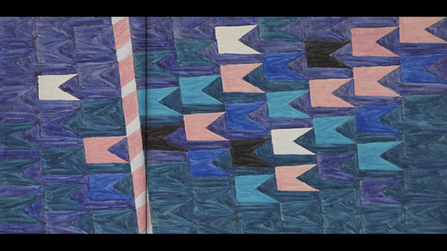  <br><br>  ‘Bandeirinhas Horizontais com Mastro (n. 1330)’, de Alfredo Volpi, valor estimado entre 600.000 e 800.000 dólares
