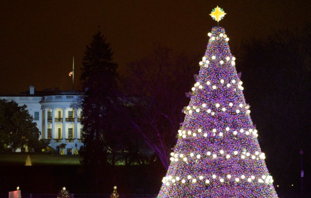 Decoração de Natal na Casa Branca, nos Estados Unidos