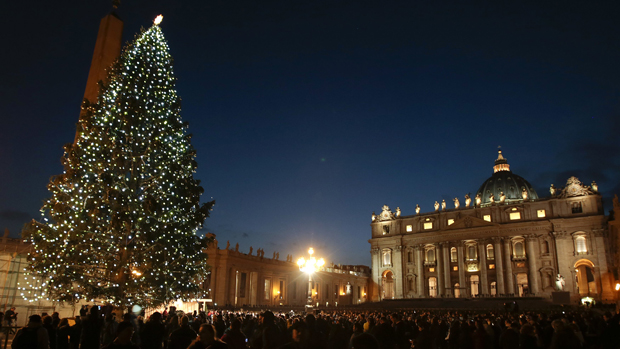 Árvore de Natal do Vaticano, na Itália