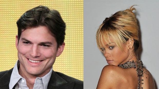 Ashton Kutcher e Rihanna