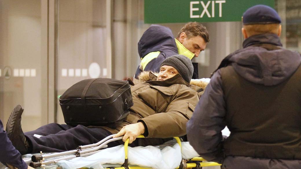 Em Moscou, vítima do atentado suicida no aeroporto Domodedovo
