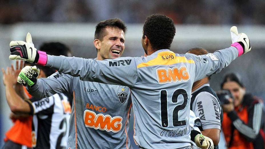 Atlético MG comemora conquista da Libertadores 2013, no Estádio do Mineirão, em Belo Horizonte