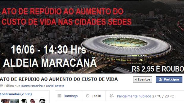 Ato contra aumento da passagem de ônibus deve ocorrer no entorno do Maracanã, neste domingo