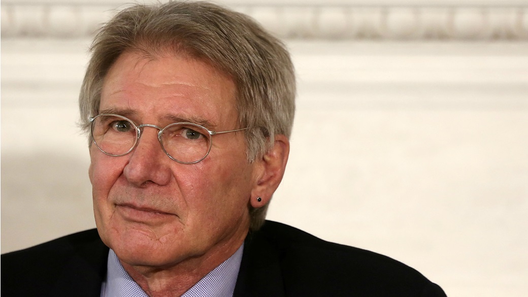 Ator Harrison Ford em evento promovido pela Casa Branca, nos Estados Unidos.