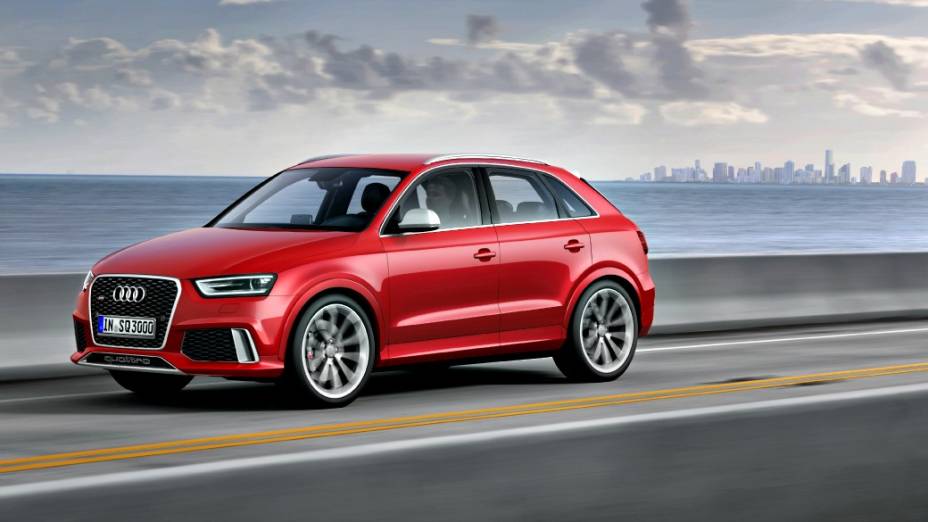 Novo Q3, versão apimentada do menor SUV da marca, tem motor de cinco cilindros, 2.5 litros, turbo, e entrega 310 cv. Faz de 0 a 100 km/h em 5,5 segundos