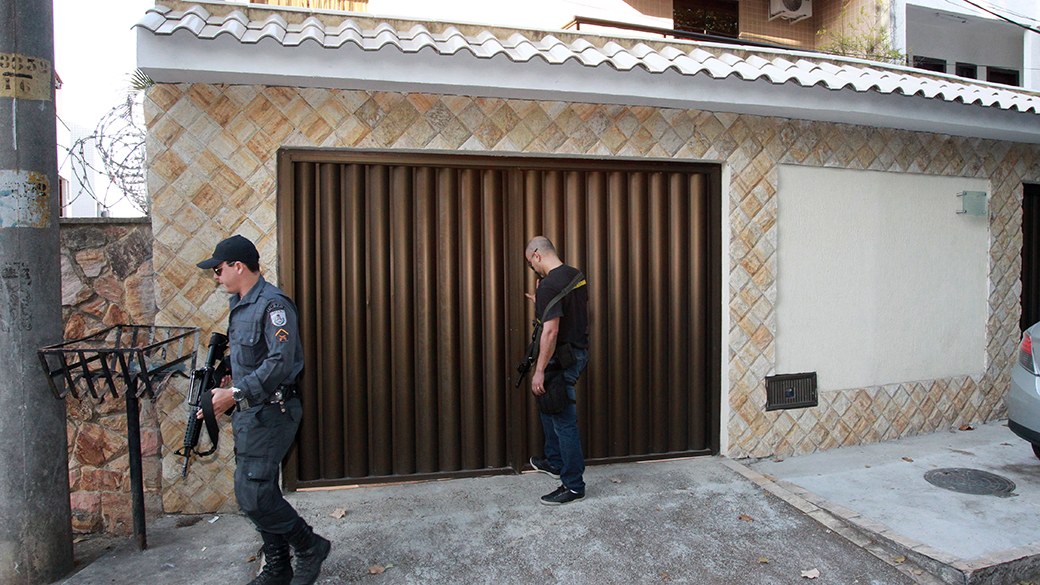 Fachada da casa do acusado, tenente-coronel Dayzer Corpas Maciel