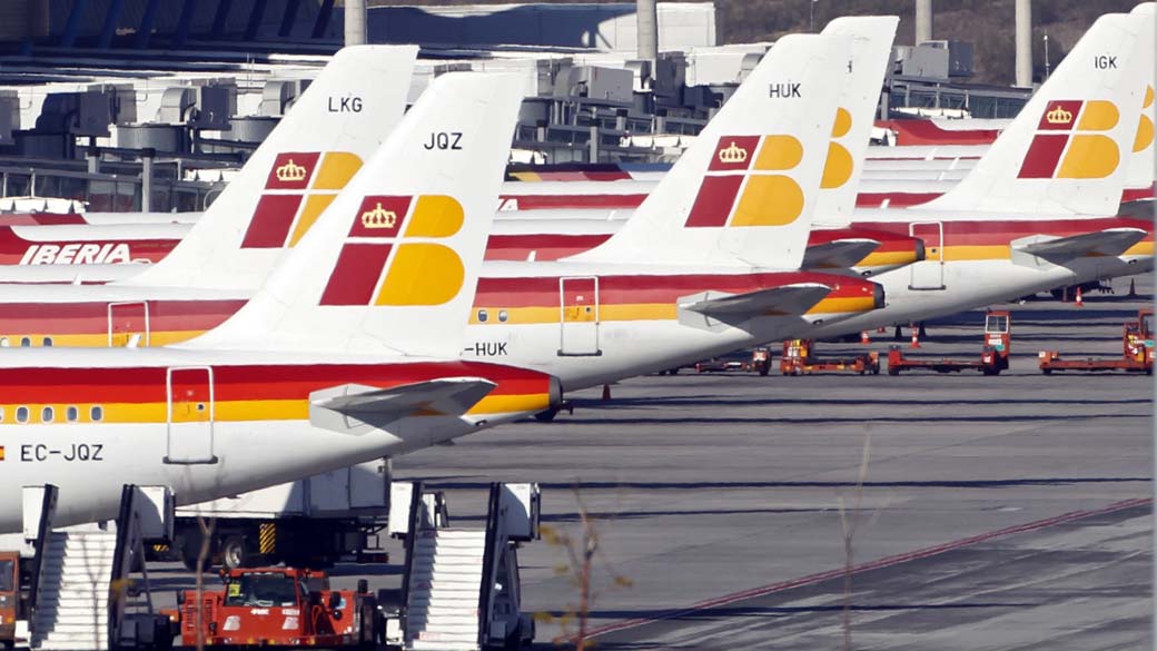Aviões da companhia aérea Iberia