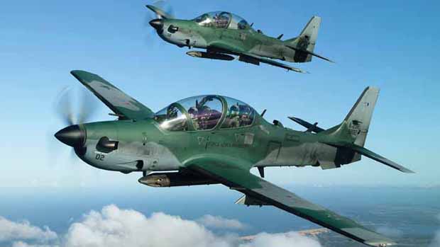 Serão produzidas 20 aeronaves Super Tucanos nos Estados Unidos