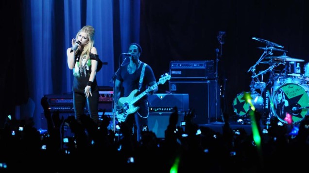 Avril Lavigne se apresenta no Credicard Hall, São Paulo