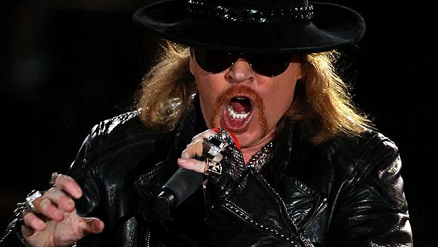 Axl Rose, vocalista do Guns N' Roses