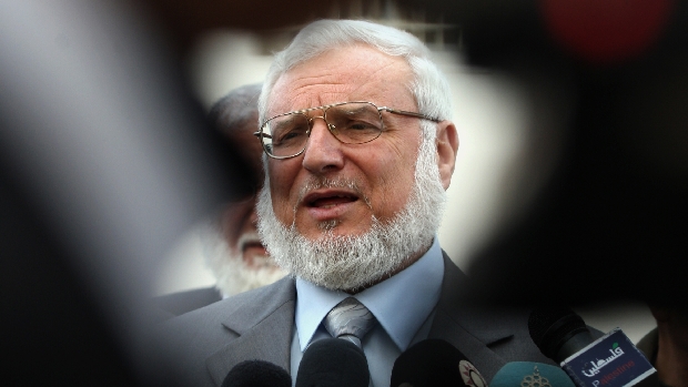 O presidente do Parlamento palestino, Aziz Dweik