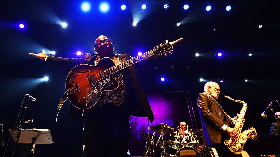 B.B. King se apresenta no Via Funchal, na capital paulista, na noite desta sexta-feira
