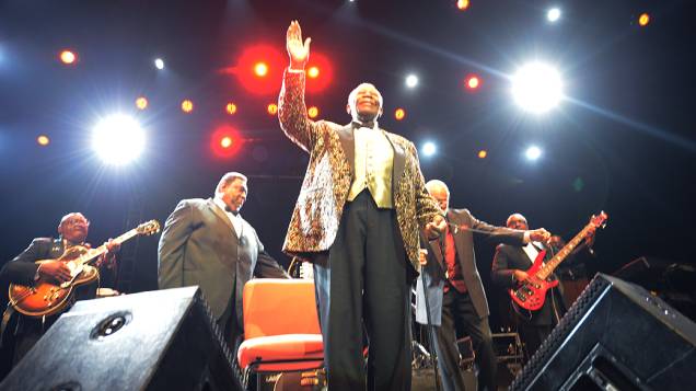 B.B. King se apresenta no Via Funchal, na capital paulista, na noite desta sexta-feira