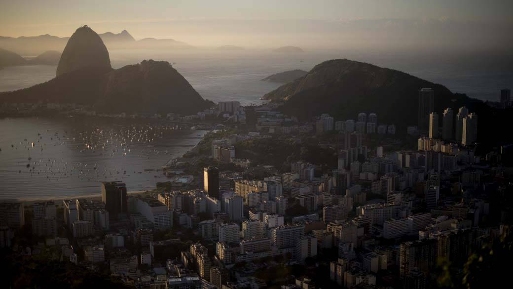 Vista do Flamengo no Rio de Janeiro