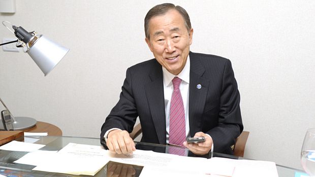Ban Ki-Moon se candidatou para um novo mandato como secretário-geral da ONU