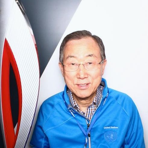 A cabine de fotos do COI em Sochi-2014: Ban-ki Moon