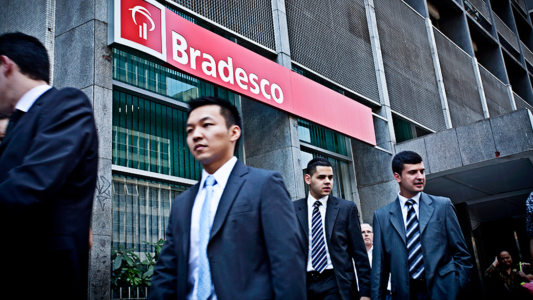 Banco Bradesco na avenida Paulista em São Paulo