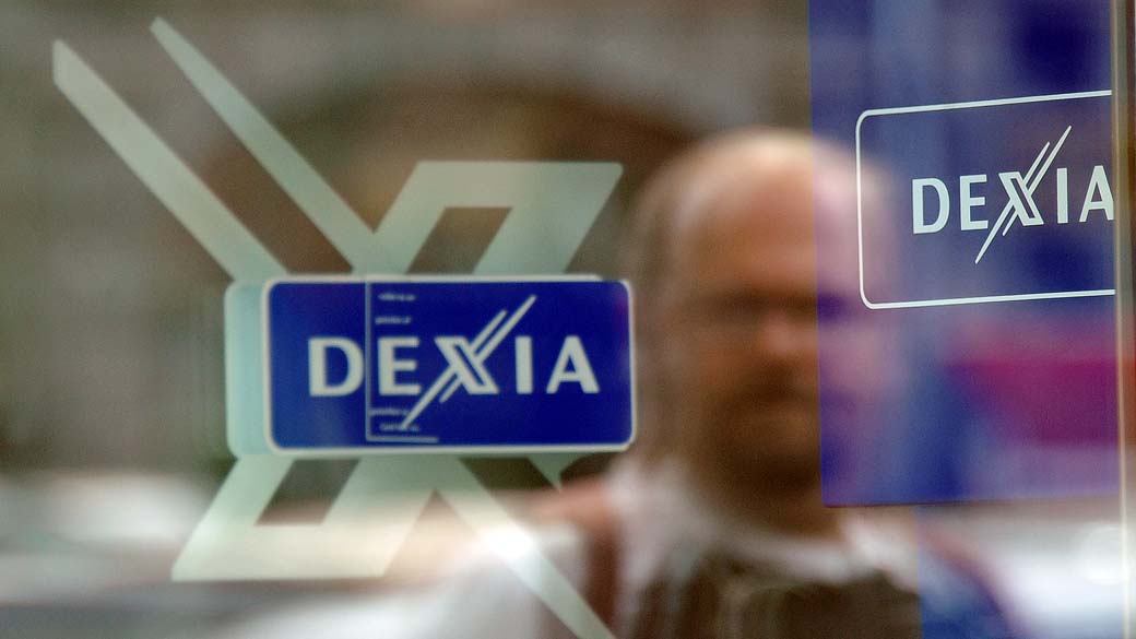 Logo do banco franco-belga Dexia