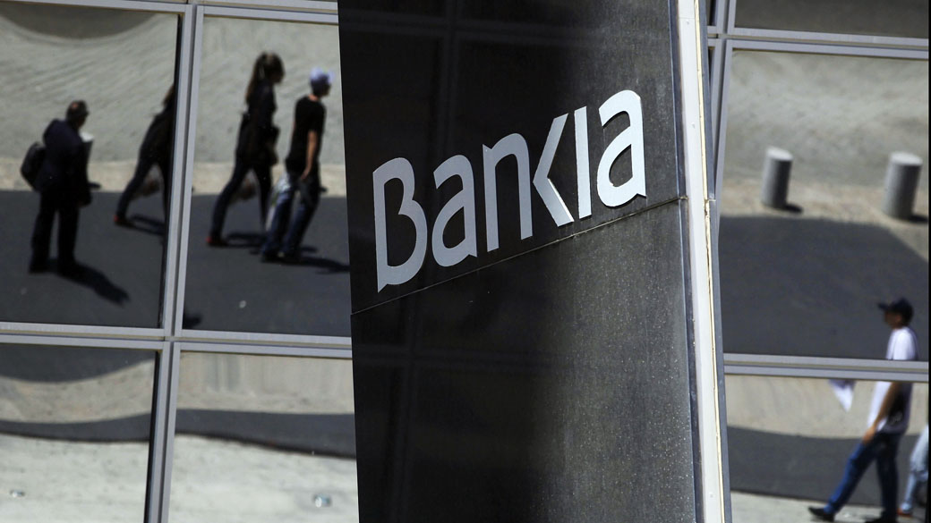 Edifíicio-sede do banco Bankia em Madri