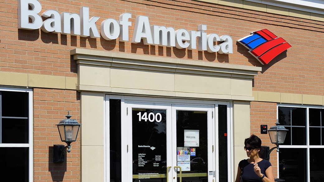 Fachada do edíficio do Bank of America em Glenview, Illinois, nos Estados Unidos