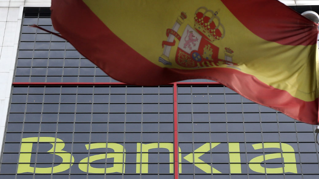 Fachada bo Bankia, em Madri
