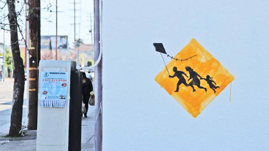 Trabalho do artista inglês Bansky