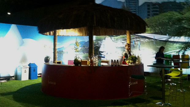 Bar dos camarins do Rock in Rio 2013