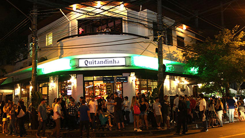 Bar 'Quitandinha', na Vila Madalena, em São Paulo