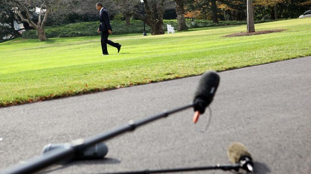 O presidente americano Barack Obama na Casa Branca, em Washington