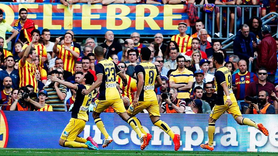 O Atlético jogava por um empate e terminou a Liga com três pontos e vantagem sobre Barça e Real