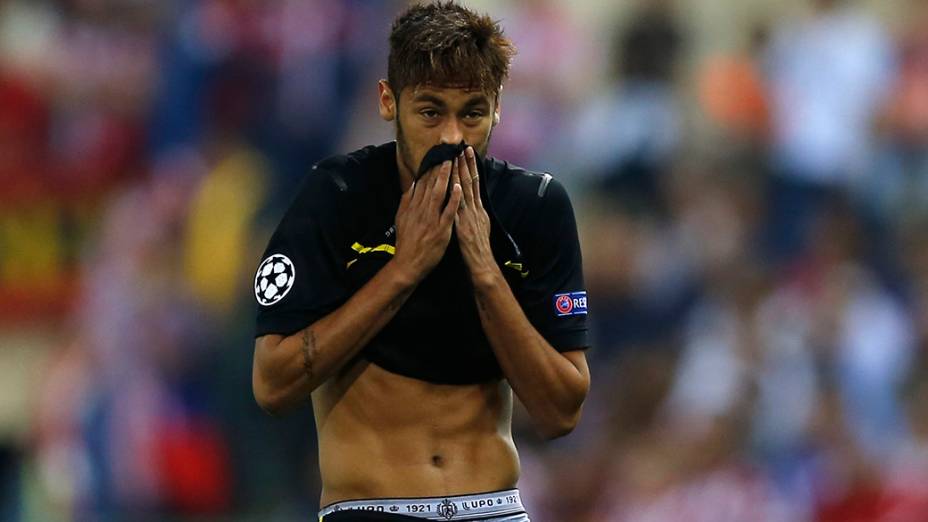 Neymar não conseguiu marcar na partida desta quarta-feira