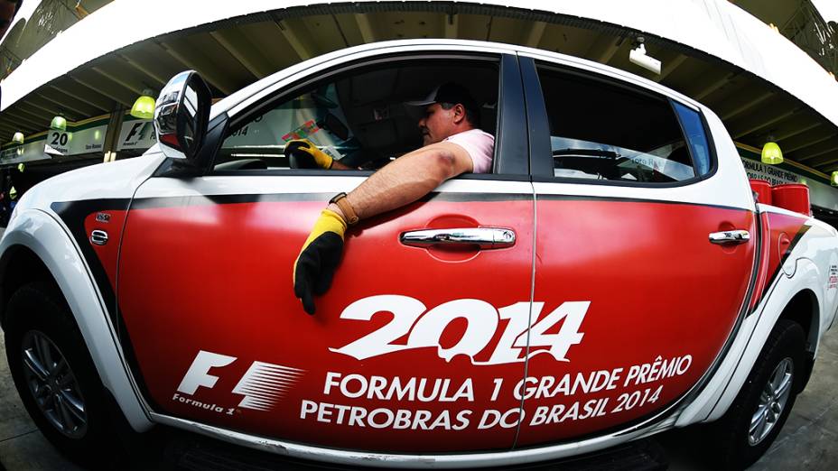 Movimentação no Grande Prêmio do Brasil no circuito de Interlagos, em São Paulo