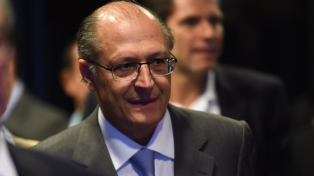 O governador de São Paulo, Geraldo Alckmin